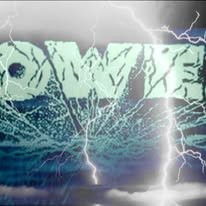 The POWER logo with lightning striking behind it